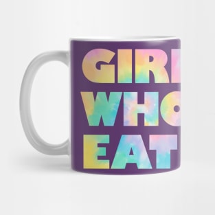 Girls Who Eat - Tie Dye Rainbow Mug